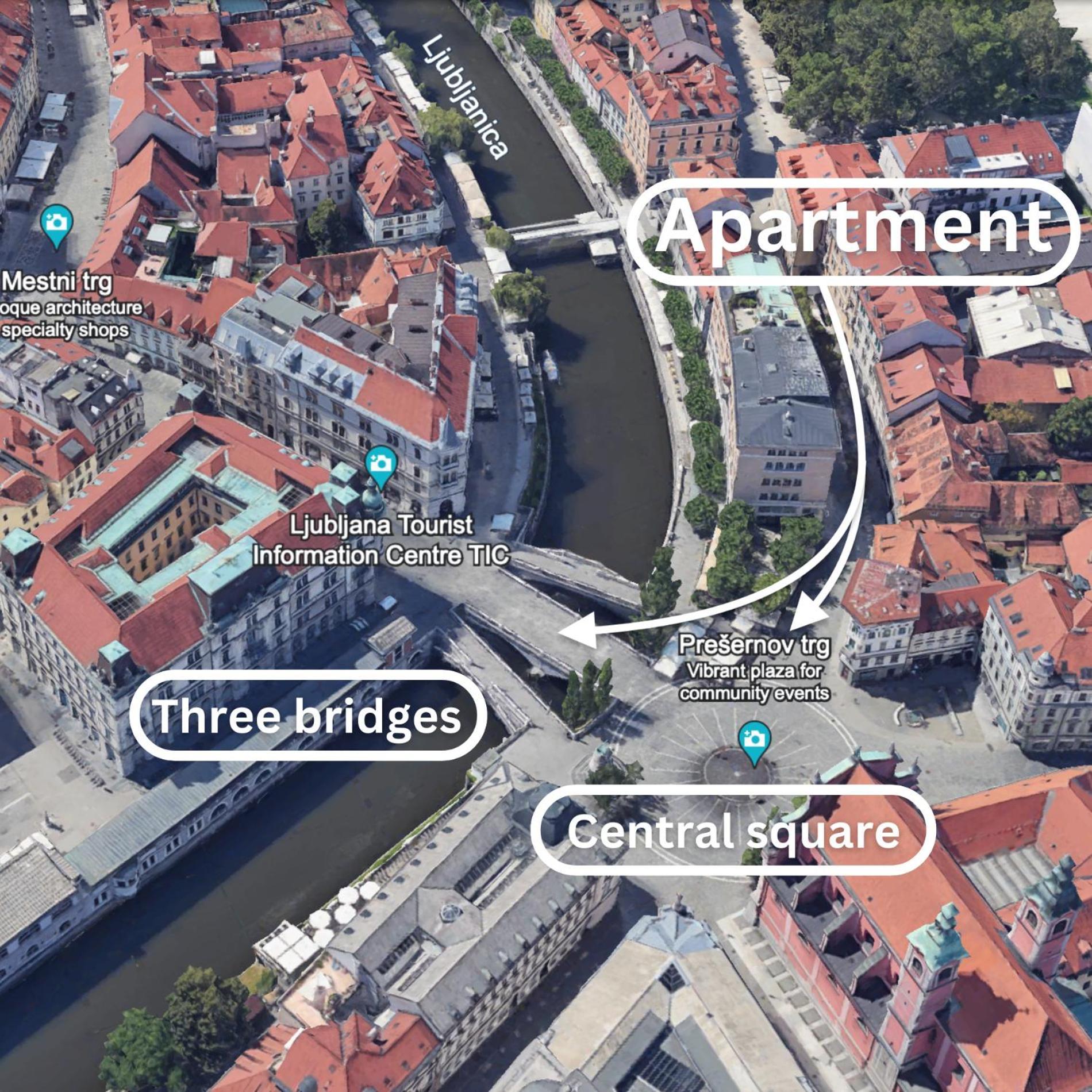 Authentic City Stay Ljubljana Ngoại thất bức ảnh